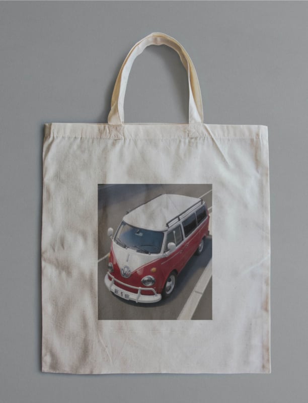 Tote bag Racing Van